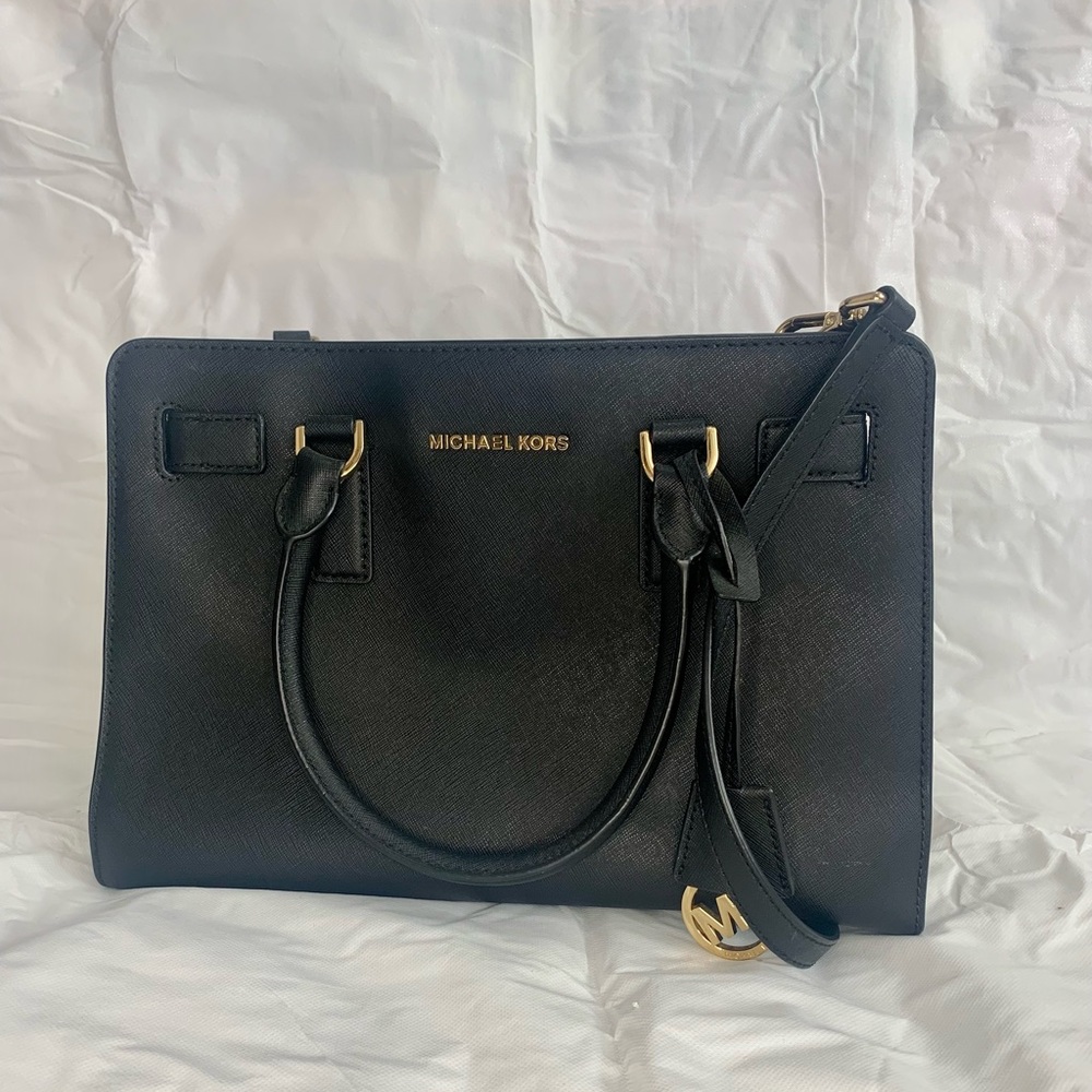 Michael Kors Purse Large Tote Shoulder Bag In Black
